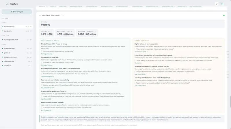 AlgoTurk - Research Agent for Startups screenshot 14