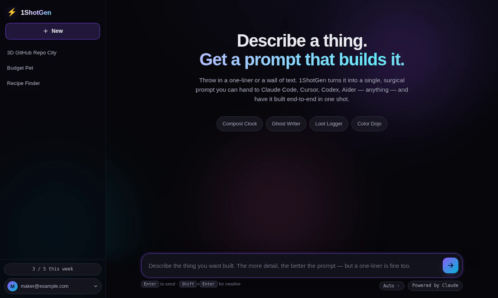 1ShotGen screenshot 5