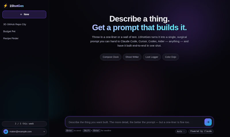 1ShotGen screenshot 5