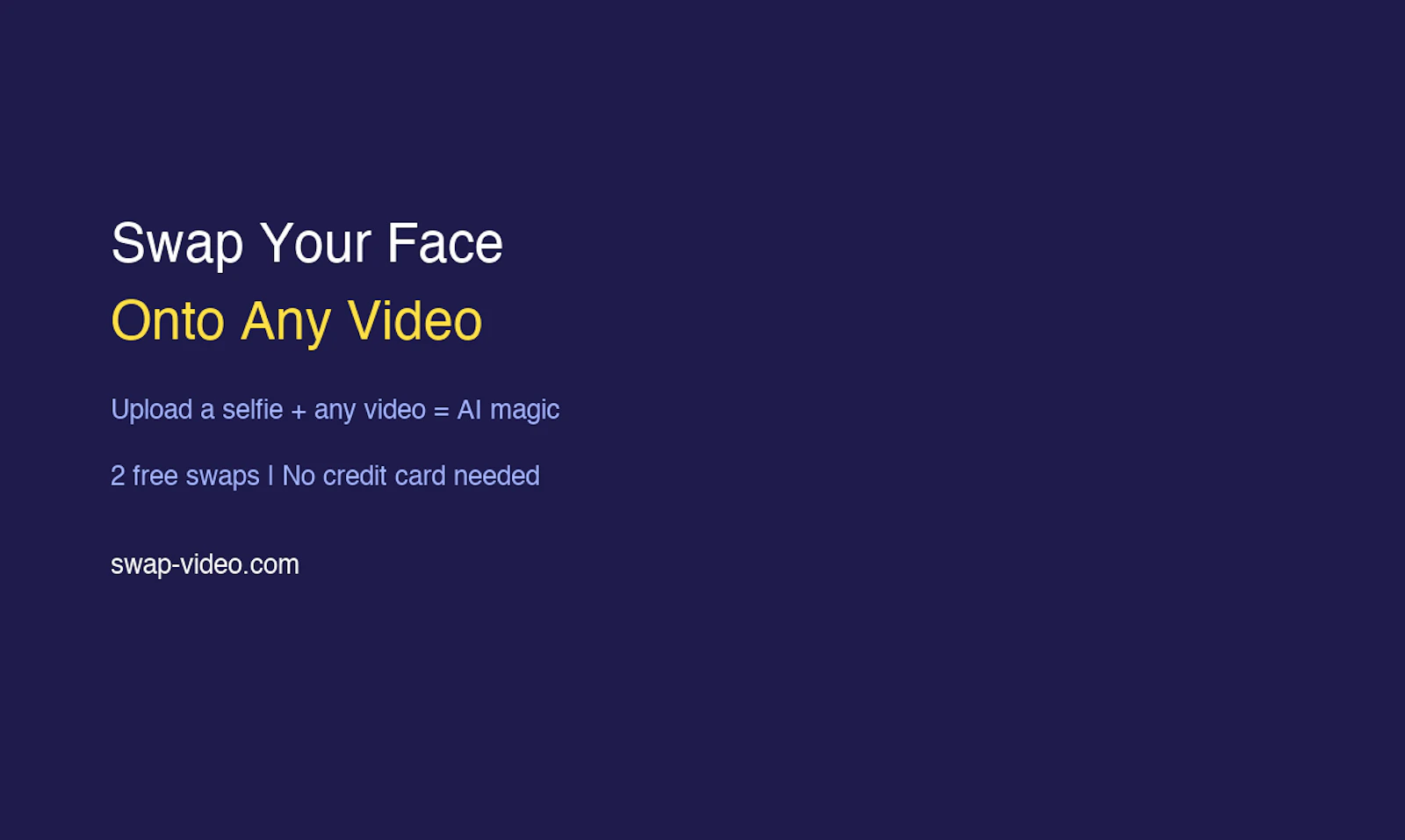 Swap-Video screenshot 1