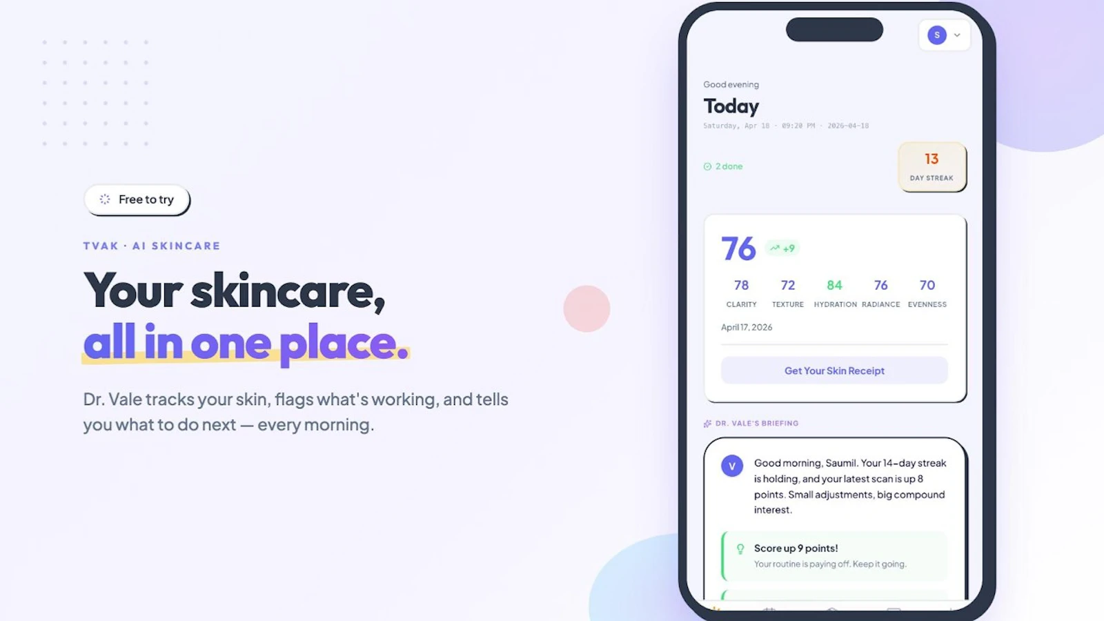 Tvak.ai screenshot 1 (video preview)