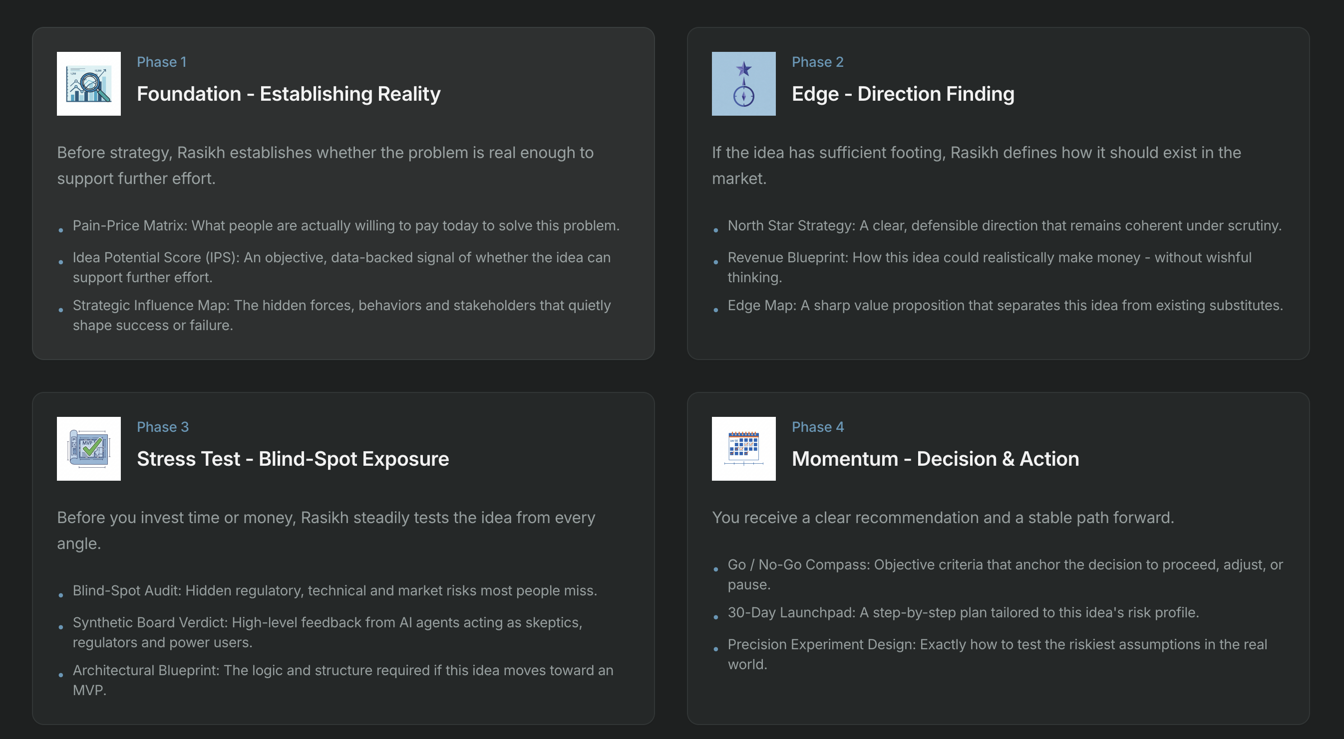 Rasikh - Screenshot 2 showing product features and functionality
