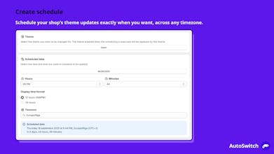 Léon - Shopify Theme Scheduler gallery image