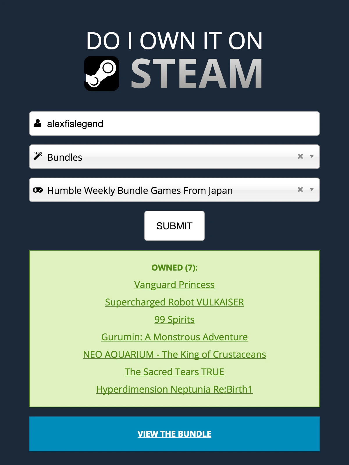Do I Own It On Steam?