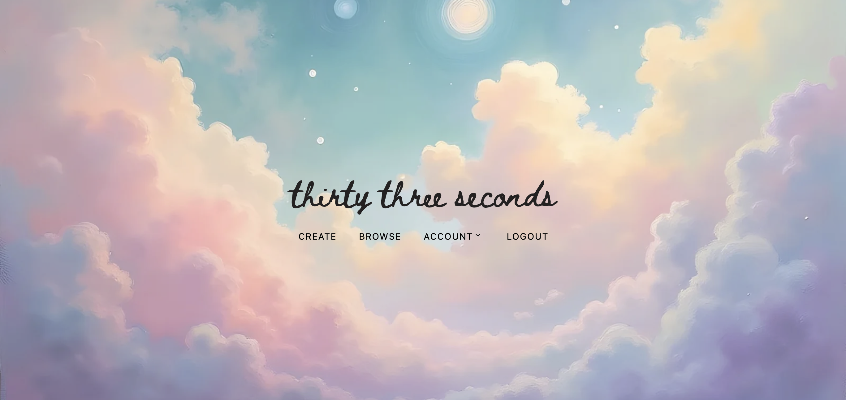 thirty three seconds - Feature 33 seconds of audio. media 2