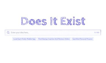 一鍵預覽網站,客戶/專案管理工具,查看創意是否有人做過【ProductHunt 每周精選工具#004】 9 Does It Exist 畫面預覽#01