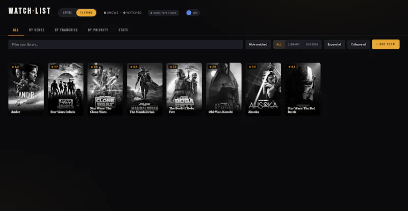 WATCH·LIST screenshot 4