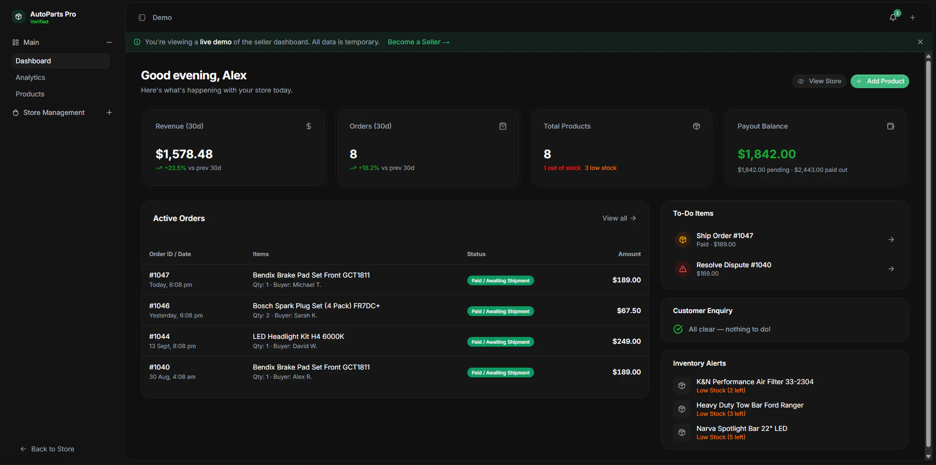 Car Parts Marketplace gallery image
