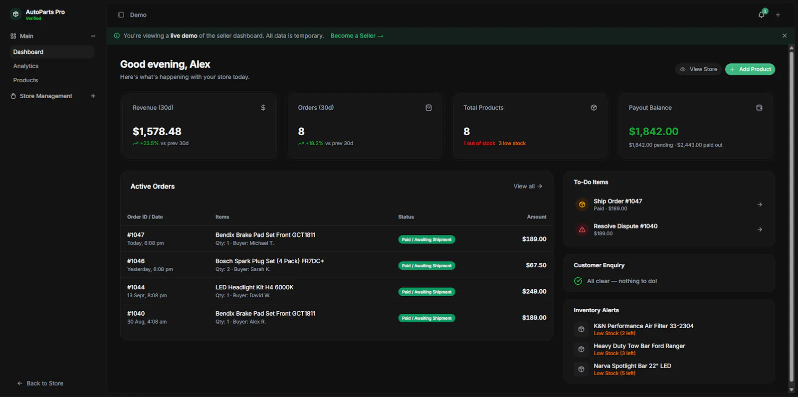 Car Parts Marketplace screenshot 2