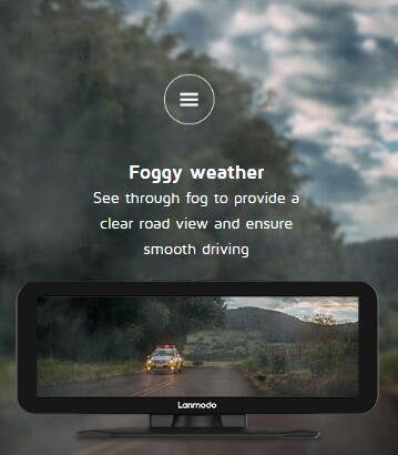 Lanmodo Vast Pro night vsion dash cam gallery image