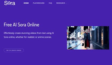 AI Sora Online - Create Video From Text gallery image