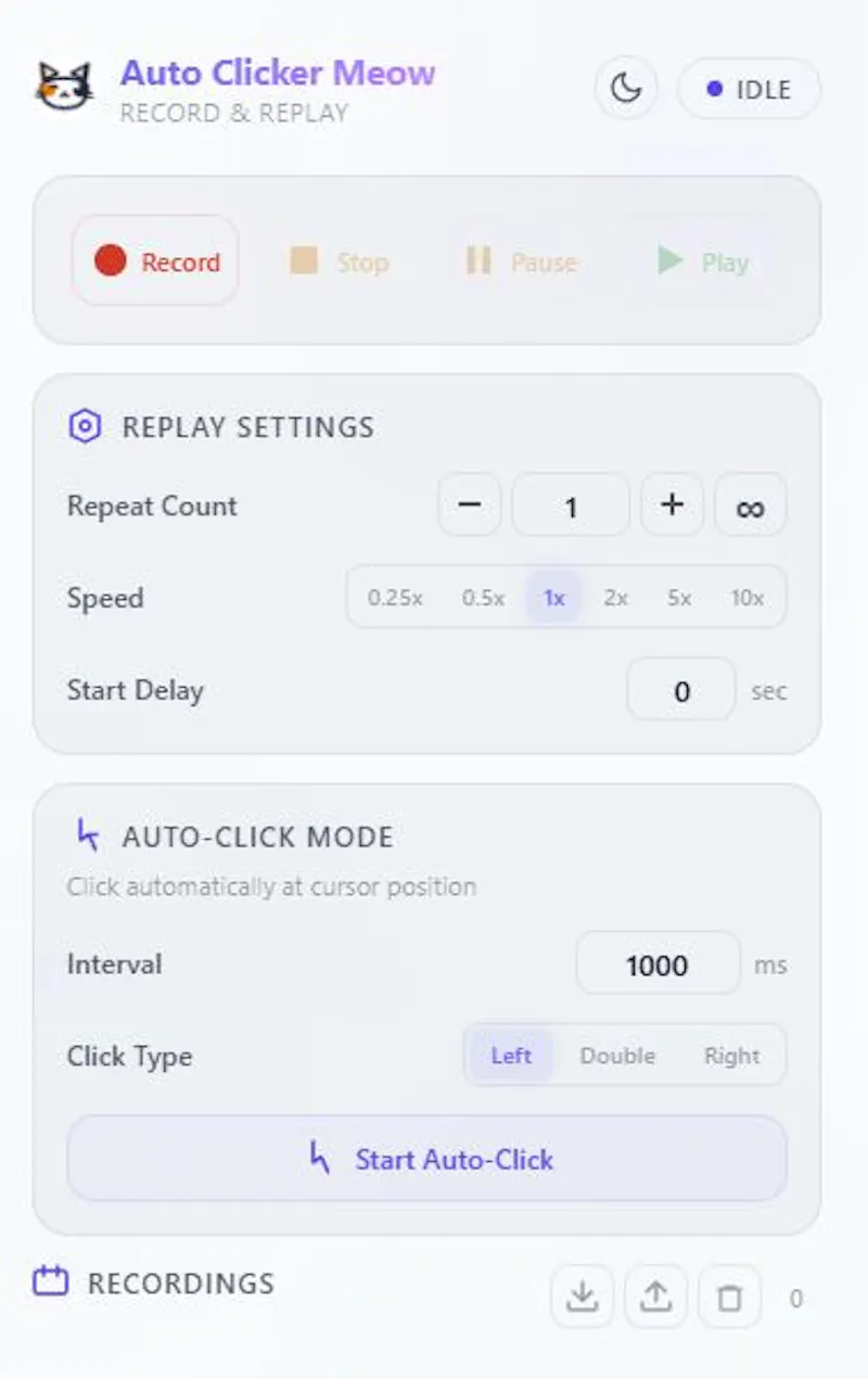 Auto Clicker Meow screenshot 2