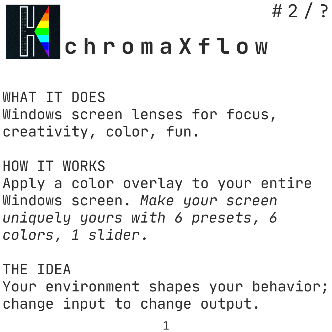 chromaXflow gallery image