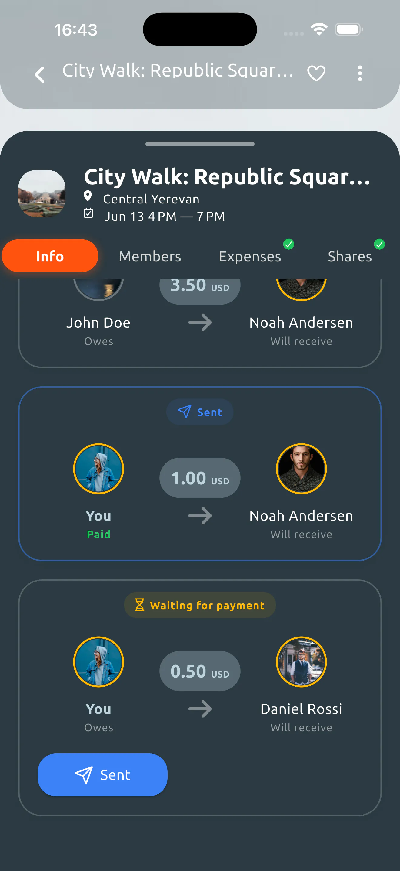 EventSplit gallery image