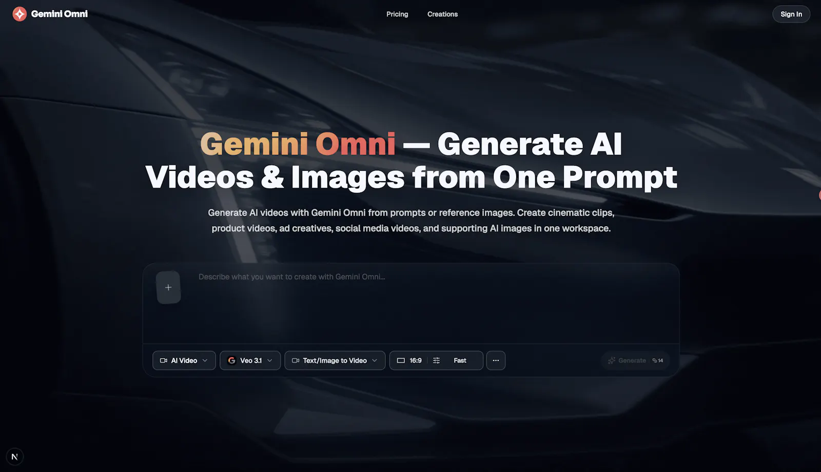 Gemini Omni screenshot 1
