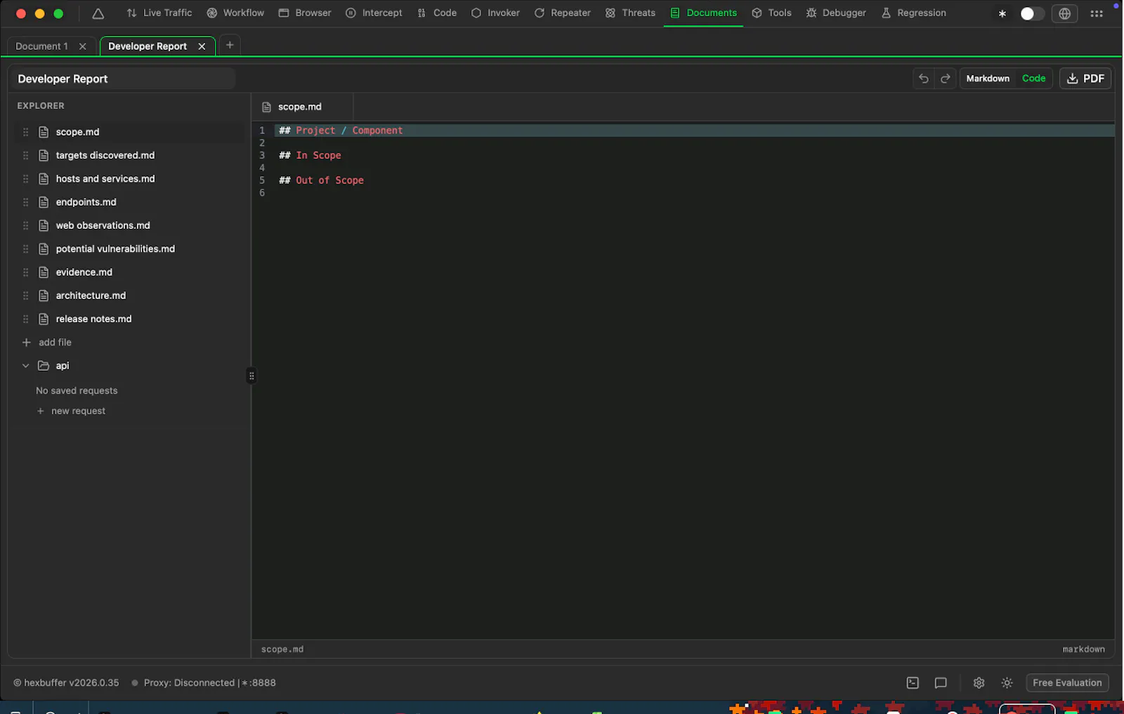 hexbuffer — Testing Tools screenshot 3