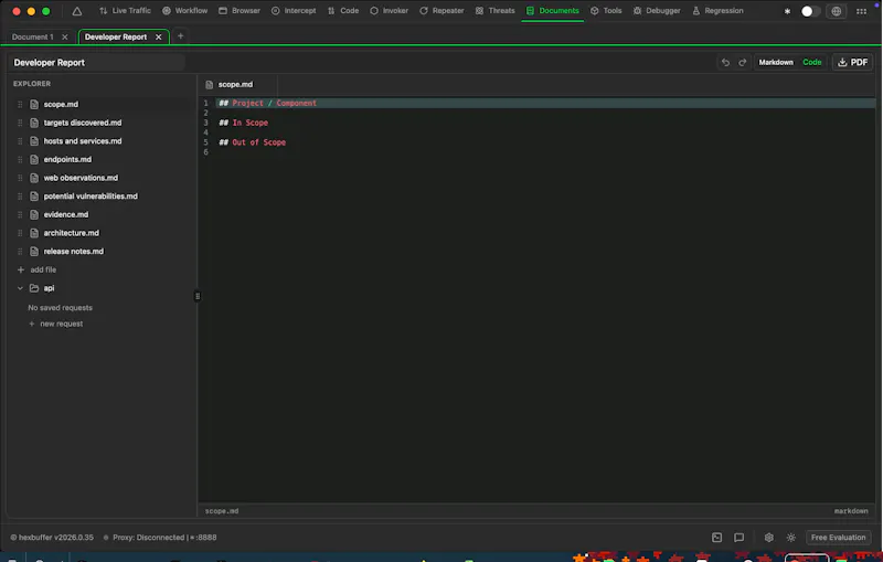 hexbuffer — Testing Tools screenshot 3