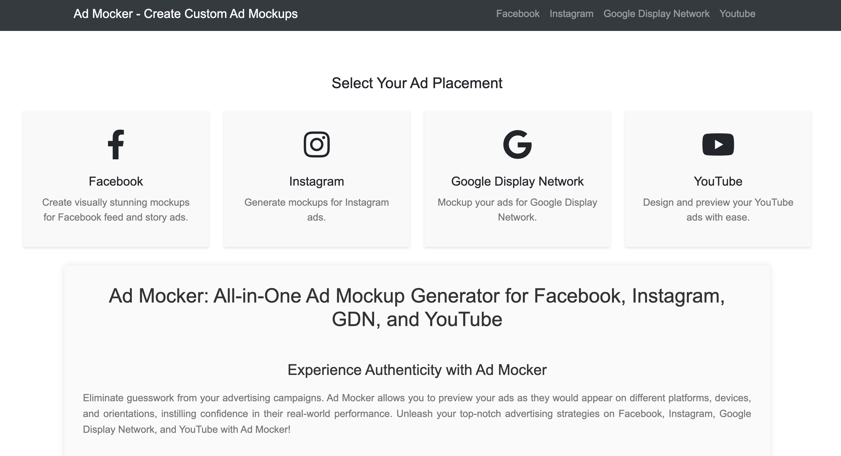 startuptile Ad Mocker-All-in-one ad mockup generator