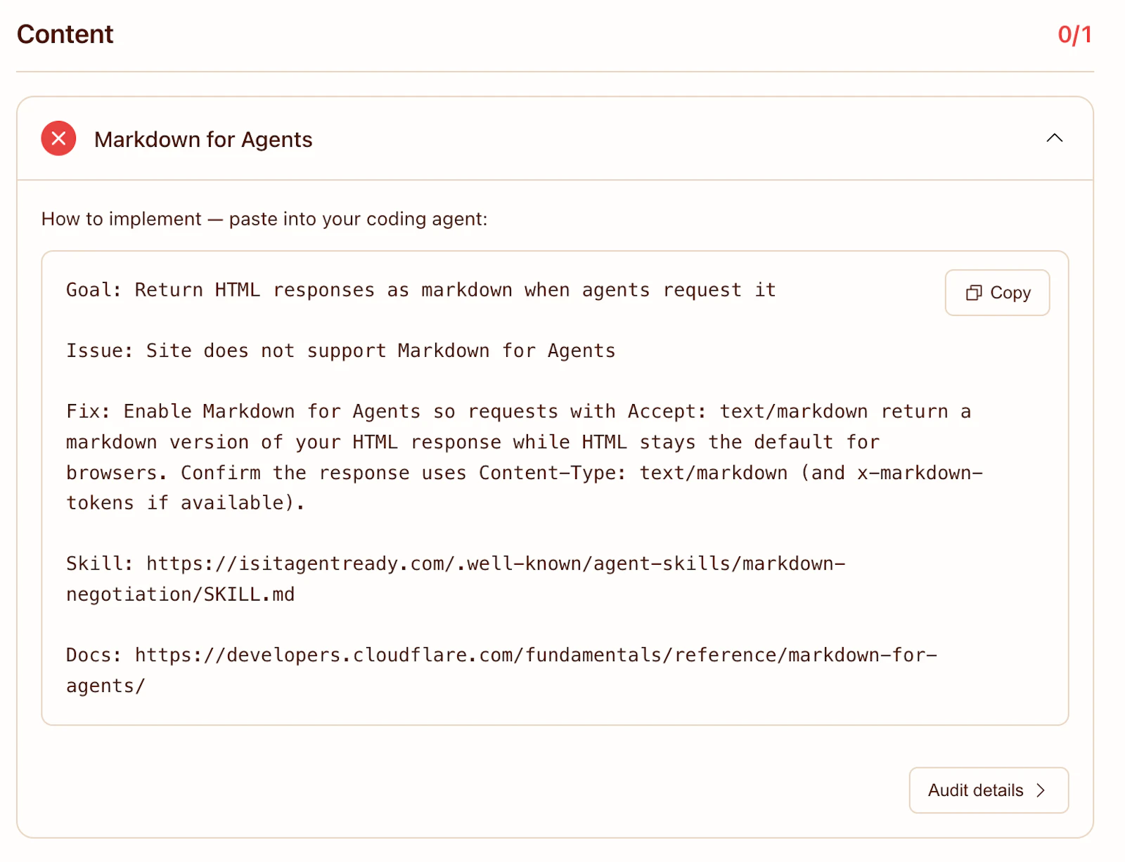 Is Your Site Agent-Ready? by Cloudflare screenshot 5