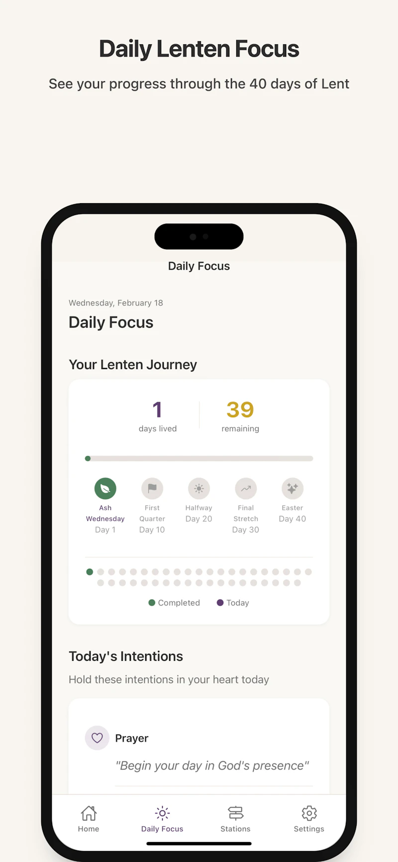Lent Journey screenshot 3