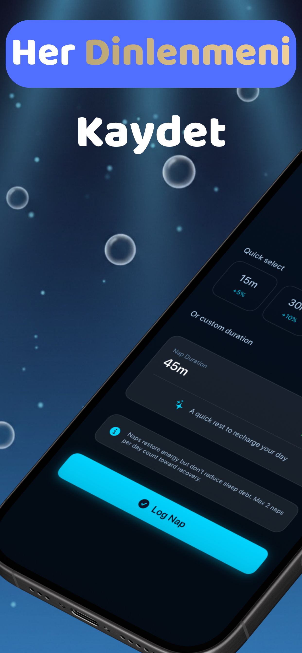 Resurface - Sleep Tracker - Screenshot 4 showing product features and functionality
