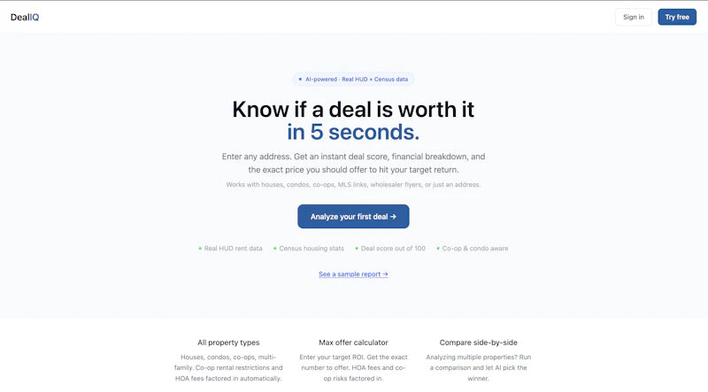 DealIQ screenshot 3
