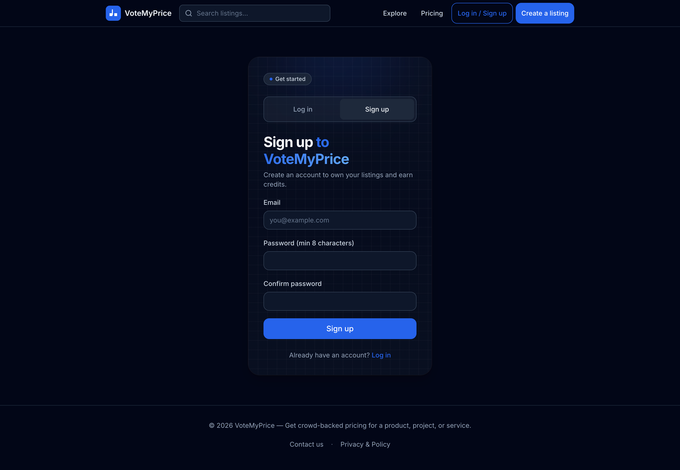 VoteMyPrice gallery image