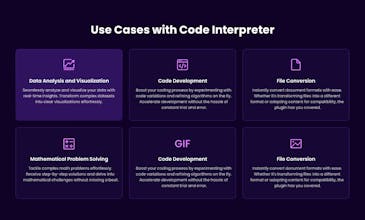 Ein Schnappschuss, der die fortgeschrittenen Funktionen des Code-Interpreter-Tools zeigt und einen Blick in die Zukunft des Codierens und Programmierens wirft.