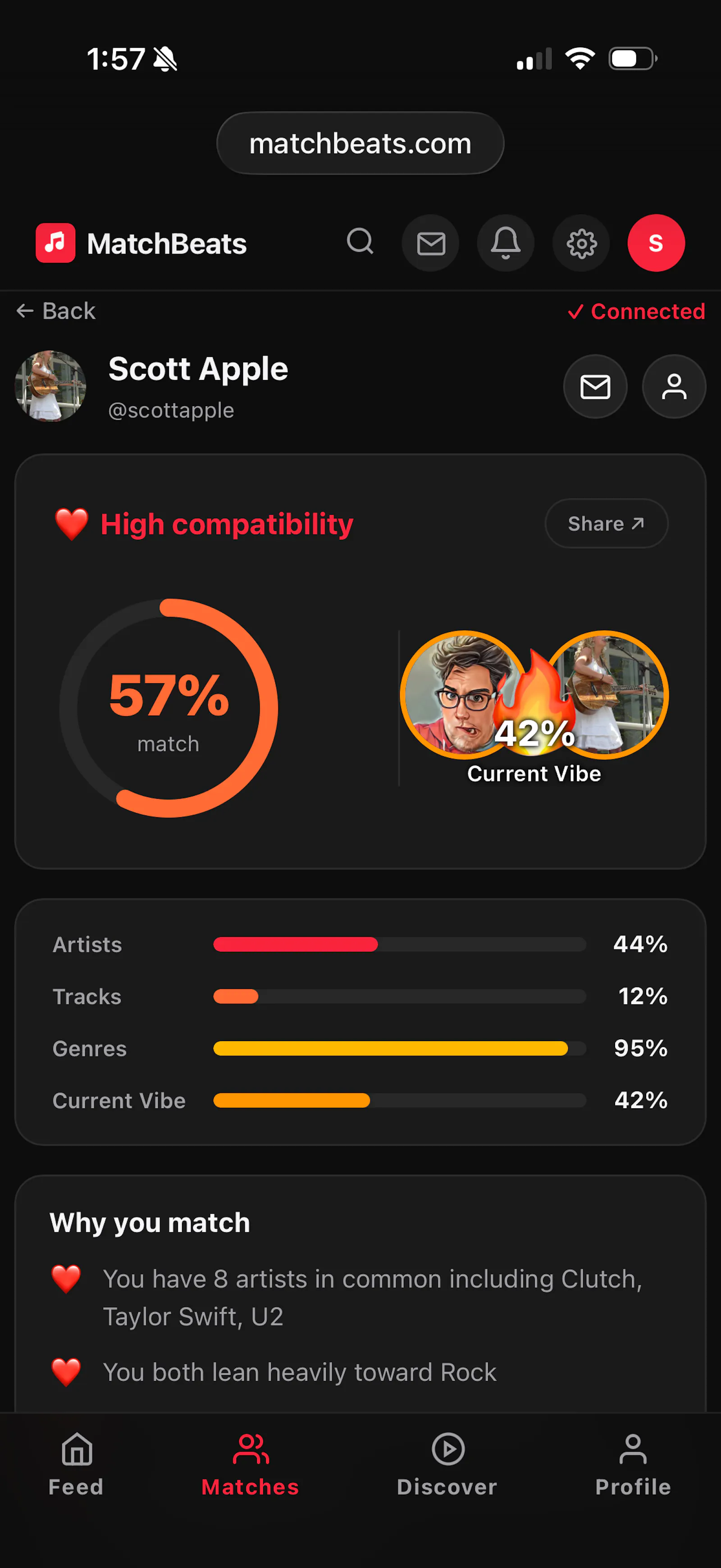 MatchBeats screenshot 2