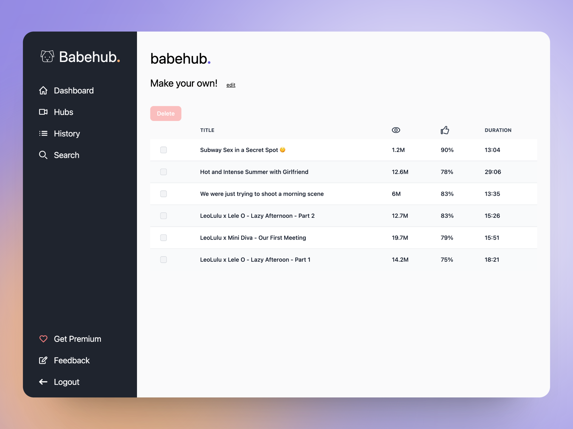 Babehub gallery image