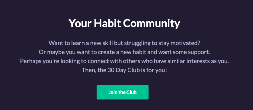 30 Day Club gallery image