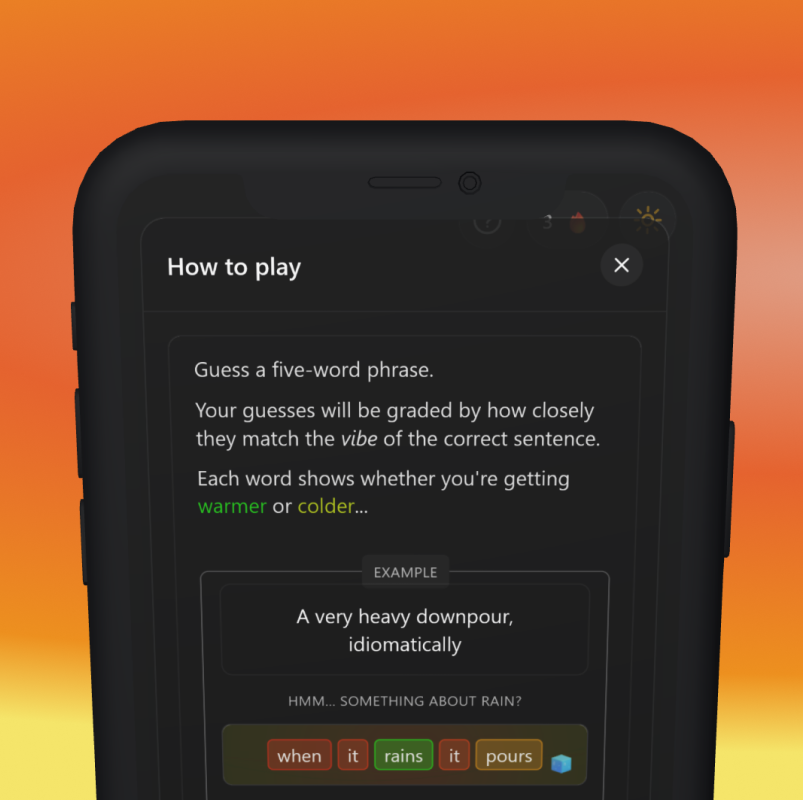Vibe Check - Screenshot 2 showing product features and functionality
