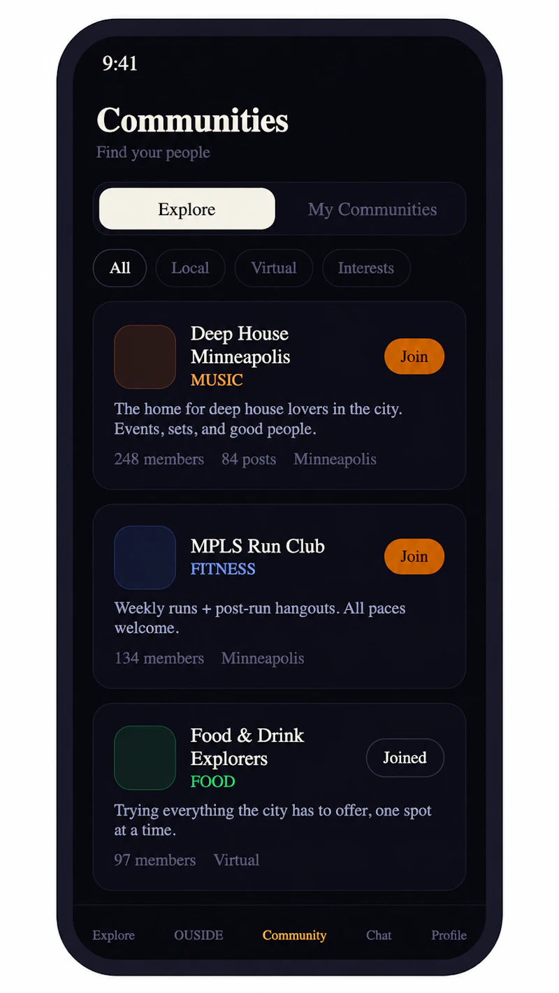 OUSIDE  screenshot 1
