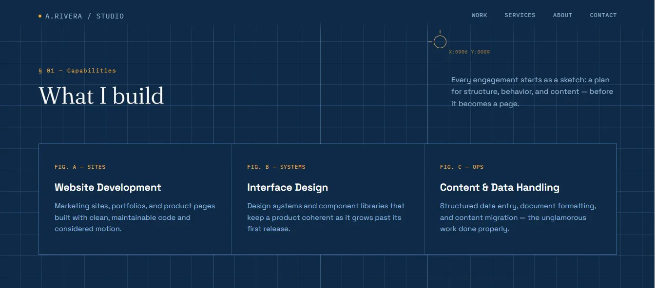Modern Portfolio Website Template gallery image