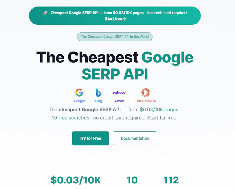 Serpent API screenshot 1