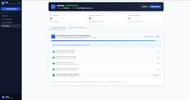Business Opportunity Agent screenshot 1