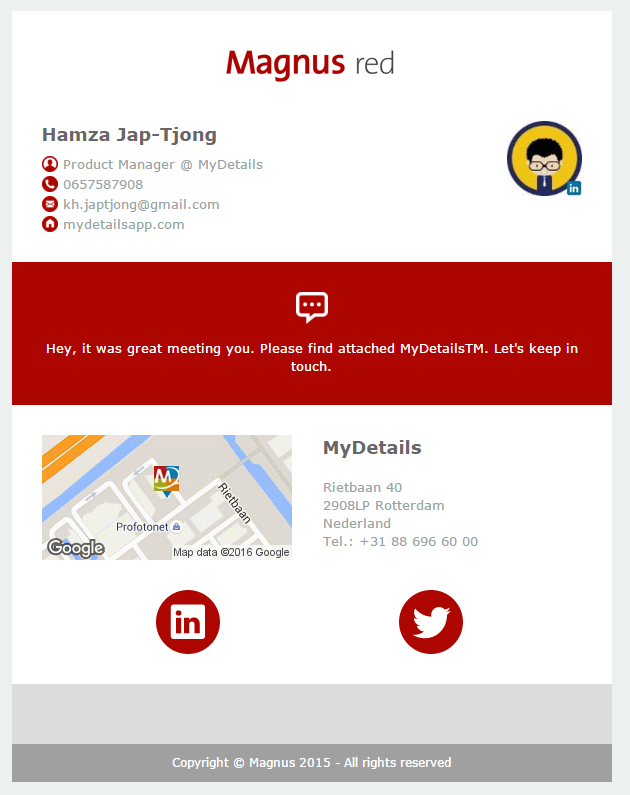 MyDetails gallery image