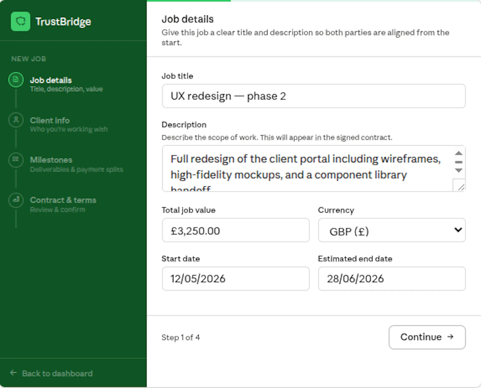 TrustBridge screenshot 2