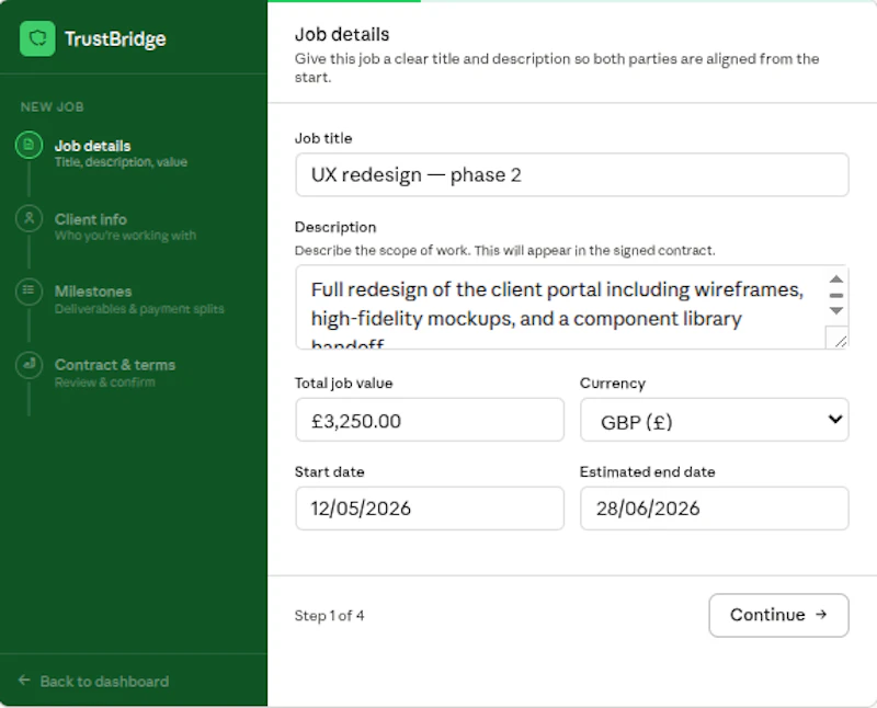 TrustBridge screenshot 2