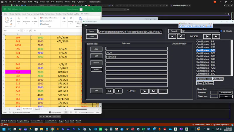 ExcelConnection screenshot 4