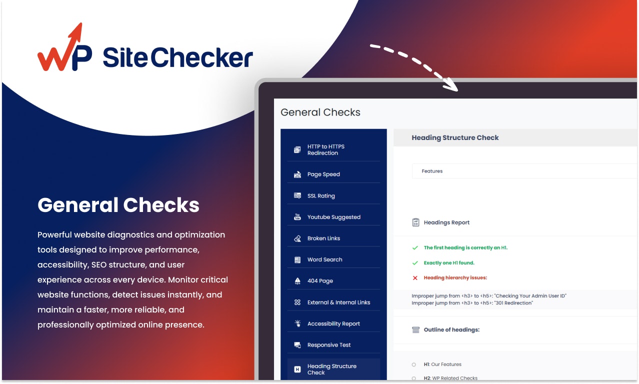 WP Site Checker gallery image