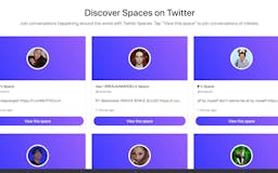 Twitter Spaces Hallway media 1