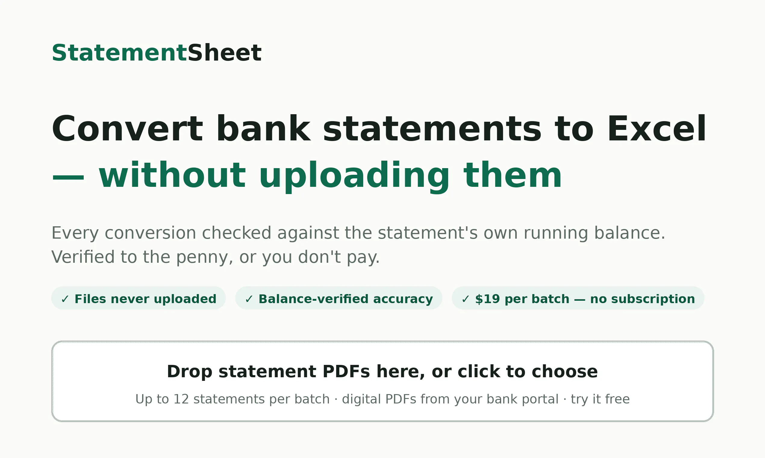StatementSheet gallery image