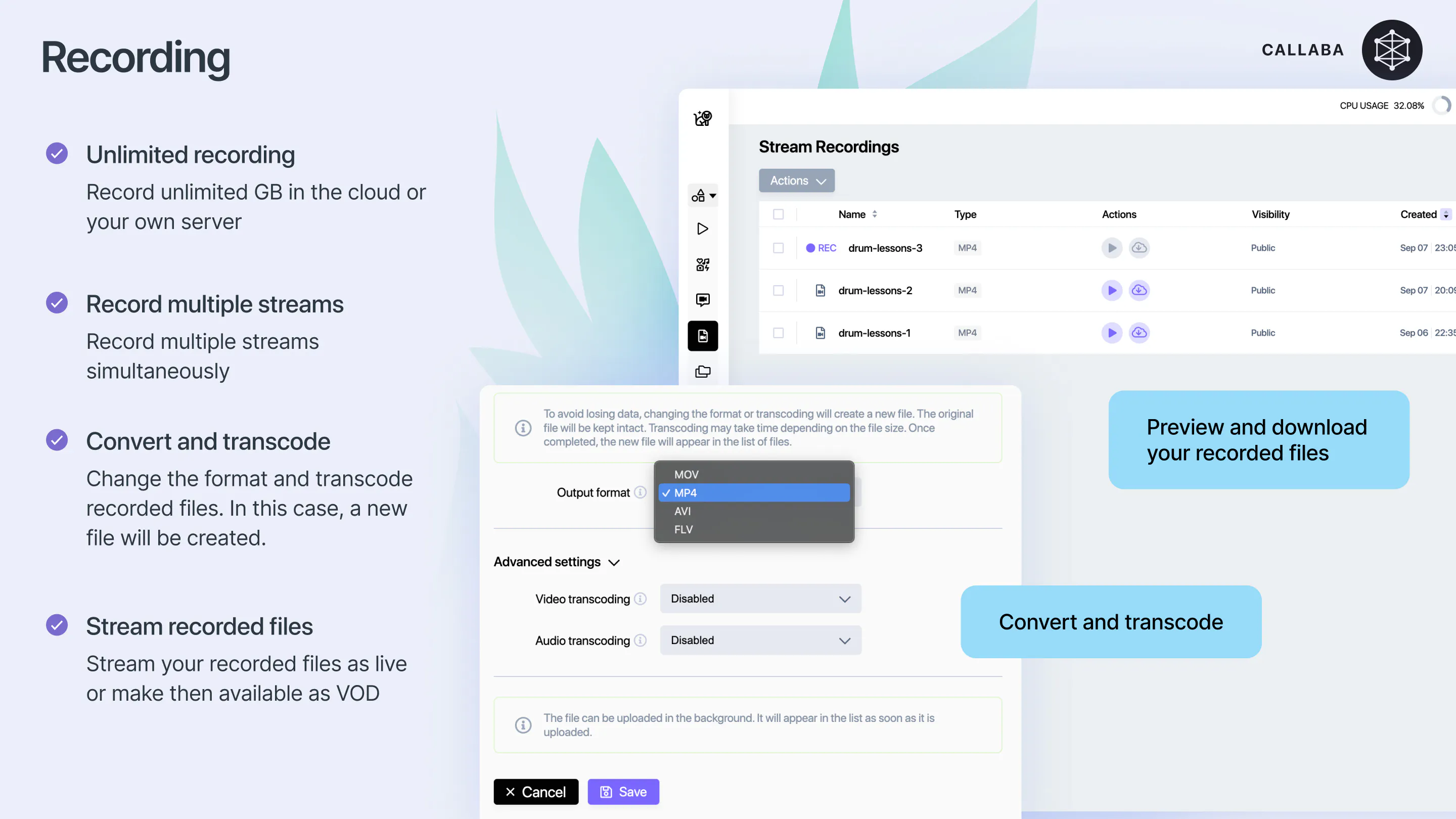 Callaba Cloud Live Streaming gallery image