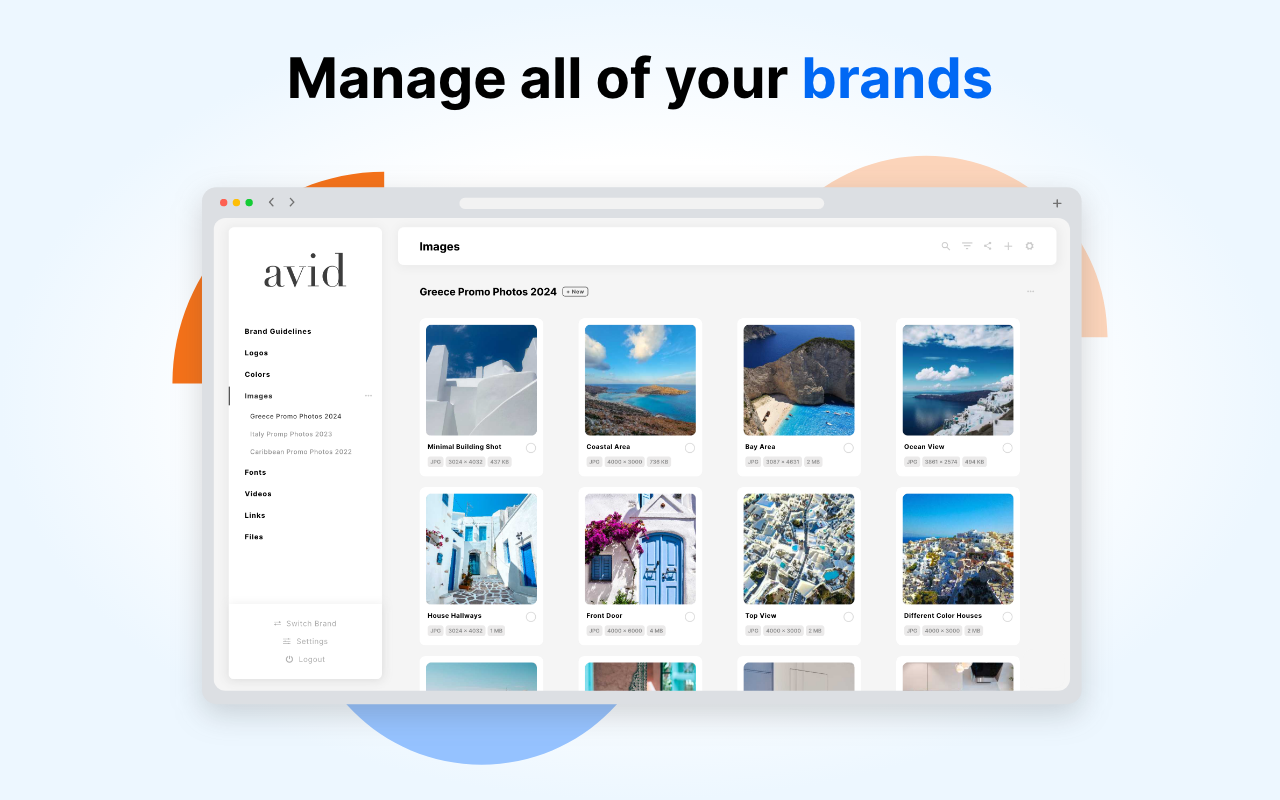 brandbay - Securely store, manage, and share your multi-brand assets