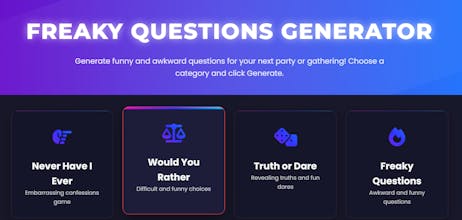 Freaky Questions Generator gallery image