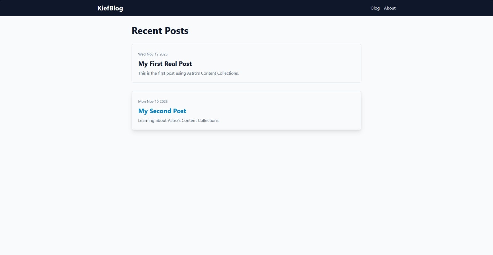 Premium Astro Blog Template gallery image
