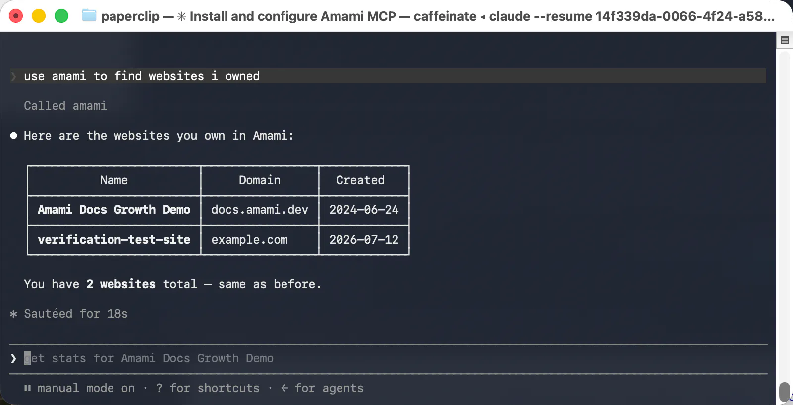 Amami screenshot 2