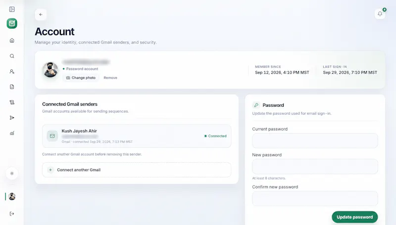 Sendloom screenshot 3