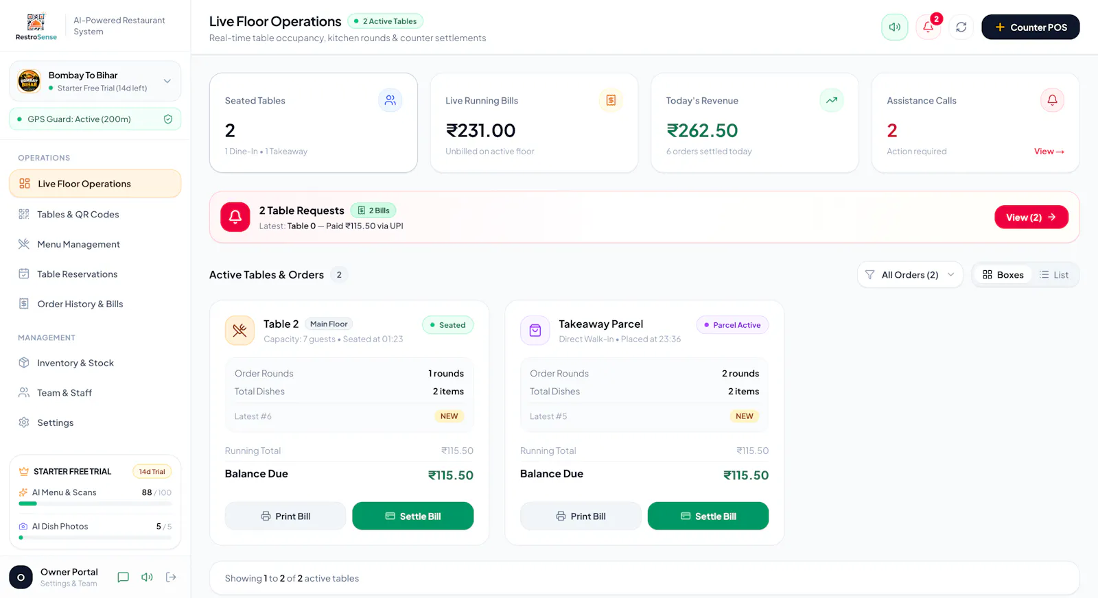 RestroSense screenshot 4